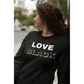 Love Black Premium Sweatshirt